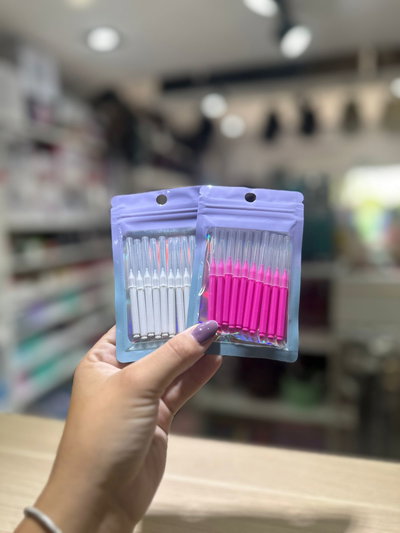 Micro cepillos para laminado de cejas 