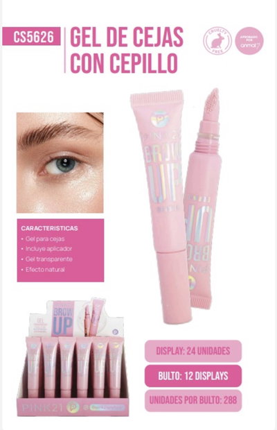 Gel para cejas con cepillo