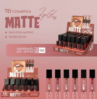 Labial matte tei