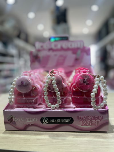 Kit de labiales forma de helado
