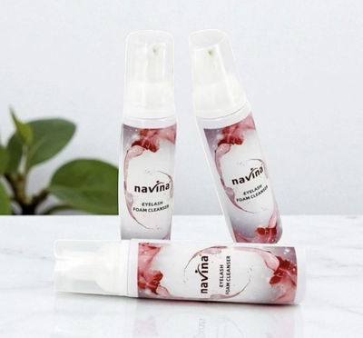 Shampoo limpiador de pestañas navina
