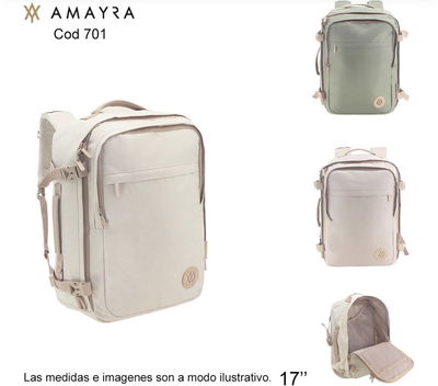 Mochila de Viaje 17 '' AMAYRA