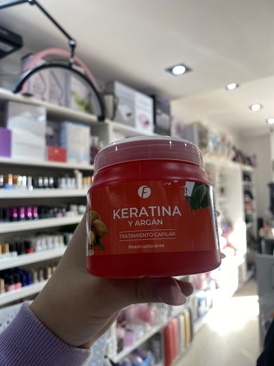 Tratamiento capilar keratina y argan