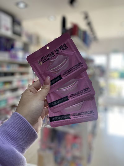 Mascara con colageno para labios