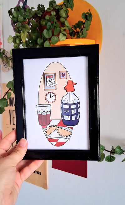 Cuadritos con ilustraciones 