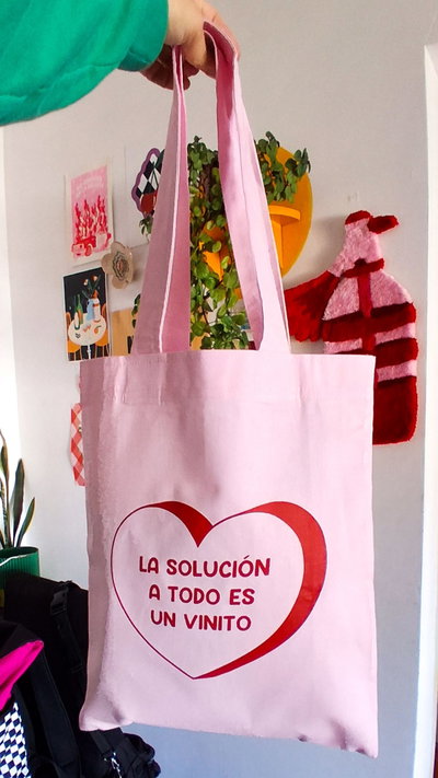 Totebag Solución Rosa