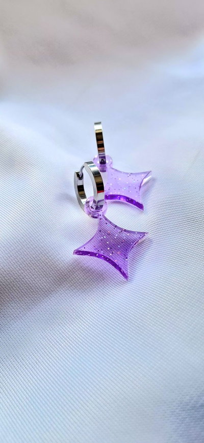 Aros Destello Glitter 