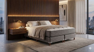 SOMMIER Y COLCHON PIERO NIRVANA 200x180 + 2 Almohadas de regalo