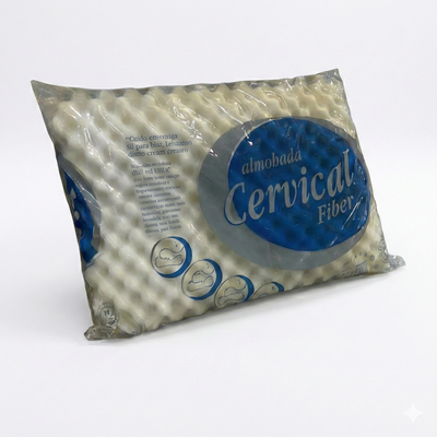 ALMOHADA CERVICAL CON PICOS ERGONOMICOS 65x35