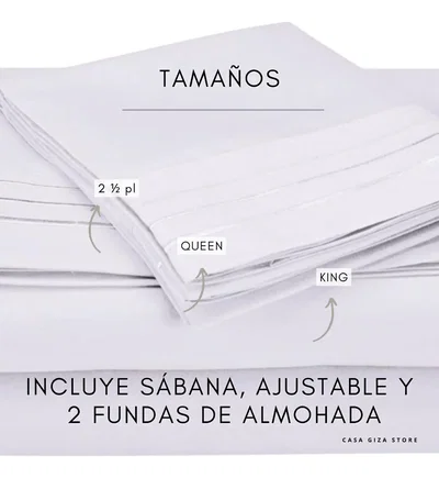 JUEGO DE SABANAS PIERRE CARDIN 200 HILOS QUEEN PARA (200x160)