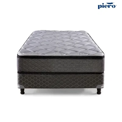 SOMMIER Y COLCHON PIERO NAMASTE DOBLE PILLOW TOP 190x100