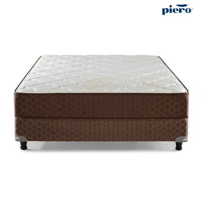 SOMMIER Y COLCHON PIERO NIRVANA 190x140 + 2 Almohadas de regalo