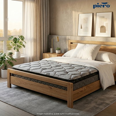 COLCHON PIERO REGNO DOBLE PILLOW TOP 190x140