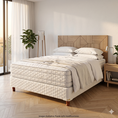 SOMMIER Y COLCHON PIERO MEDITARE EUROPILLOW 190x140