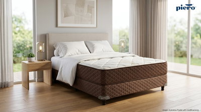 SOMMIER Y COLCHON PIERO NIRVANA 190x140 + 2 Almohadas de regalo