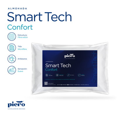 ALMOHADA PIERO SMART TECH CONFORT 80x40