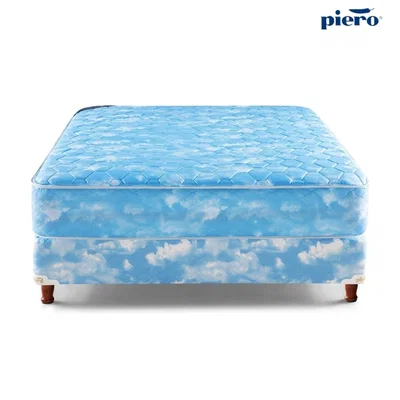 COLCHON Y SOMMIER PIERO CORONA REAL 190x140