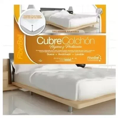 CUBRE COLCHON TIPO SABANA AJUSTABLE
