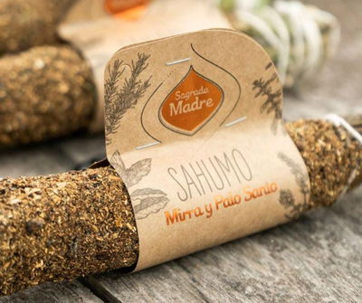 Sahumo mirra y palo santo