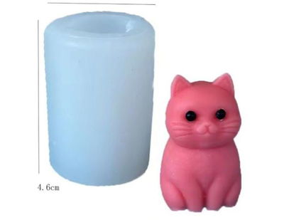 Molde gato para velas