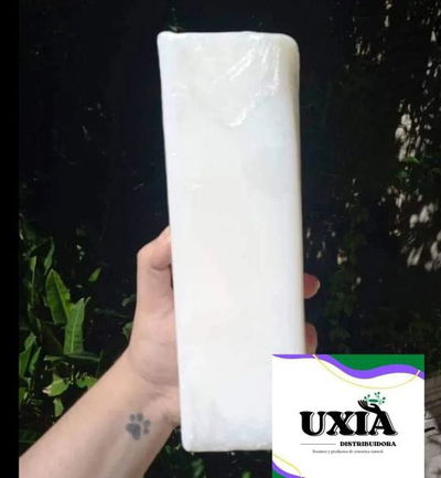 Barra jabon glicerina blanca Vegana