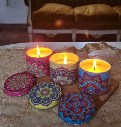 PACK 100 LATAS MANDALAS 5X6 CM