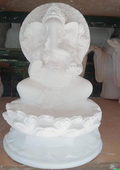 Lámpara de sal ganesha yeso 