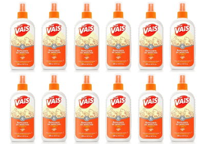 Pack x12 Repelentes en spray marca Vais 200 ml