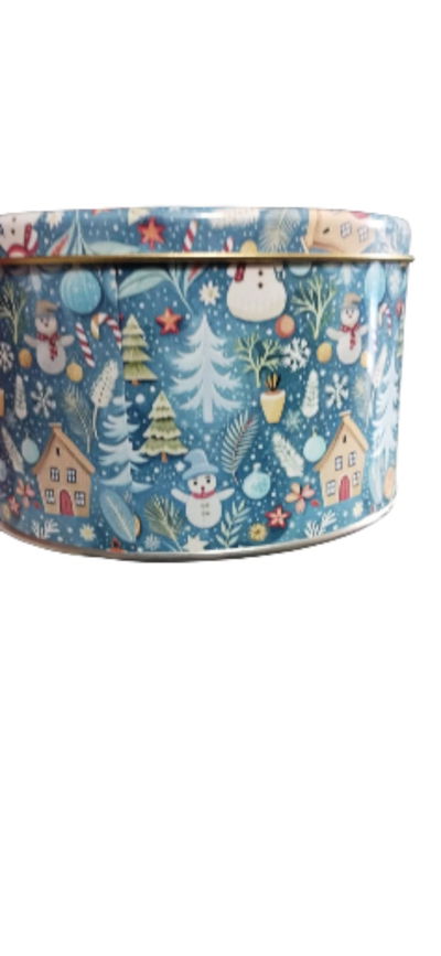 Lata expreso polar nieve navidad 11 x 16 cm