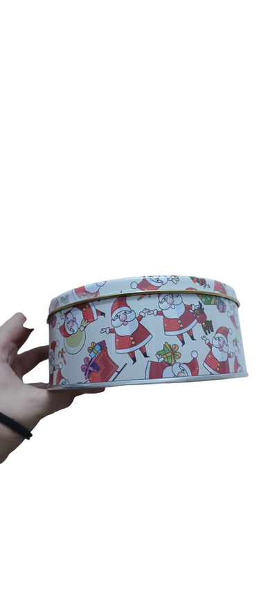 Lata papa noel navidad 11 x 16 cm