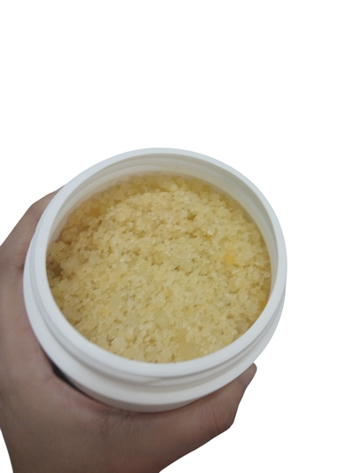 1 KG sal de baño cocovainilla con envase pote de 1 kg