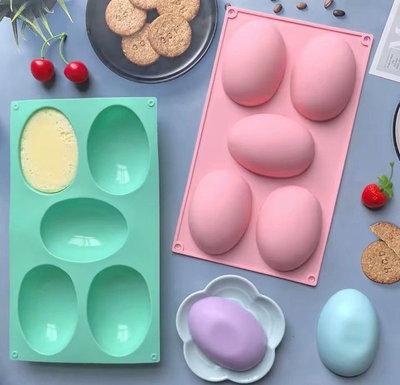 MOLDE SILICONA HUEVOS GRANDES PASCUA CHOCOLATE