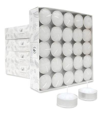 Velas de noche blancas Pack x 50 unidades