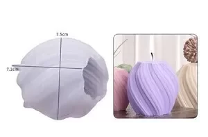 Molde silicona vela torneada