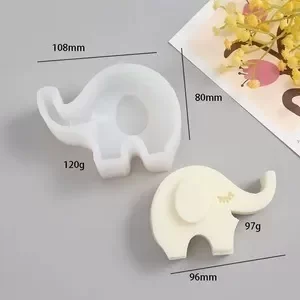 Molde silicona elefante