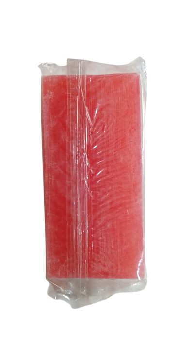 Jabon en barra glicerina color rojo