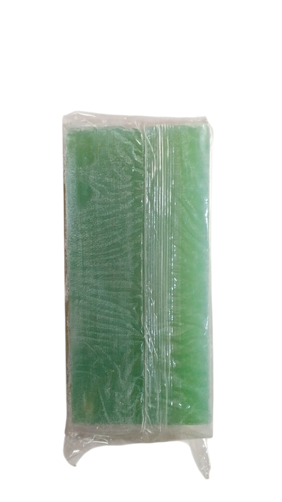 Jabon en barra glicerina color verde 