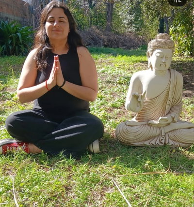 Buda protector paz 65 cm
