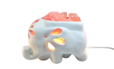 Lampara de sal elefante bebe