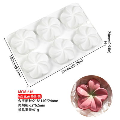 MOLDE FLORES PARA VELAS