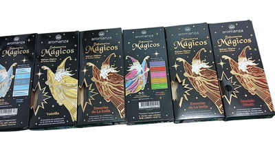 Pack 6 paquetes  Sahumerios Mágicos Aromanza  A ELECCION 