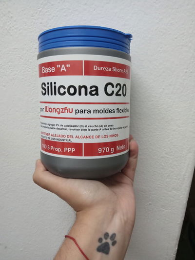 Silicona de caucho 1 KG para realizar moldes 