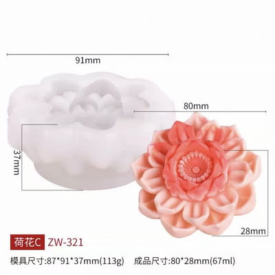 Molde silicona FLOR DE LOTO