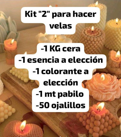 KIT 2 PARA REALIZAR VELAS