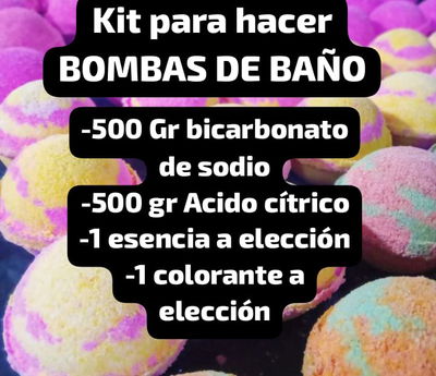 KIT PARA HACER BOMBAS DE BAÑO
