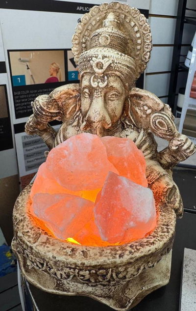 Lampara de sal GANESHA