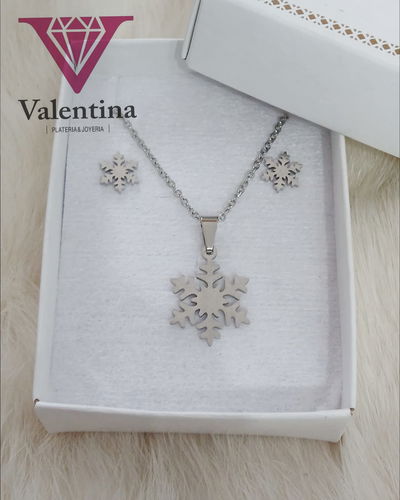 Conjunto Acero Quirúrgico Copo Nieve