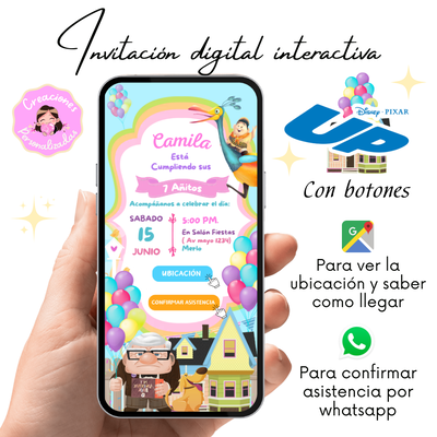 Invitación Digital Interactiva de Up