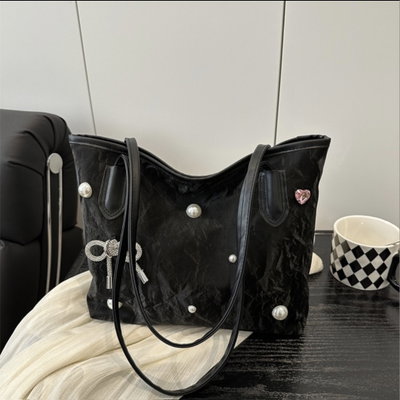 Bolso moños y perlas💖