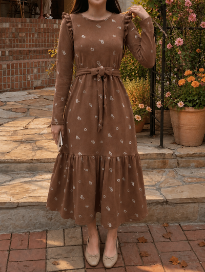 Vestido estampado invierno✨️